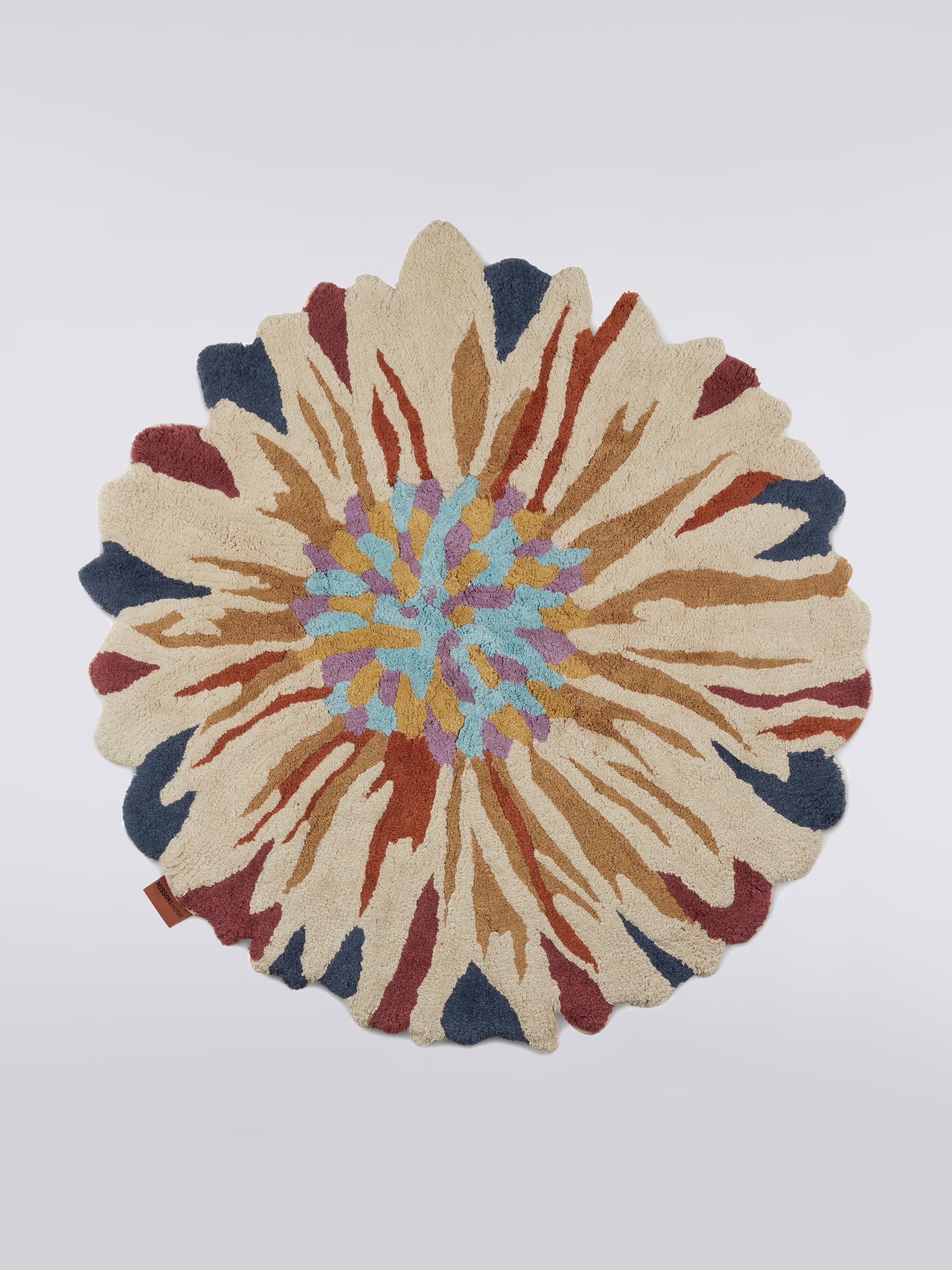 Blandine floral badmat Purple