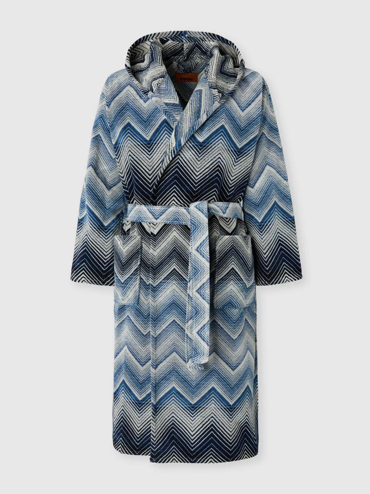 Marea cotton terry bathrobe Blue
