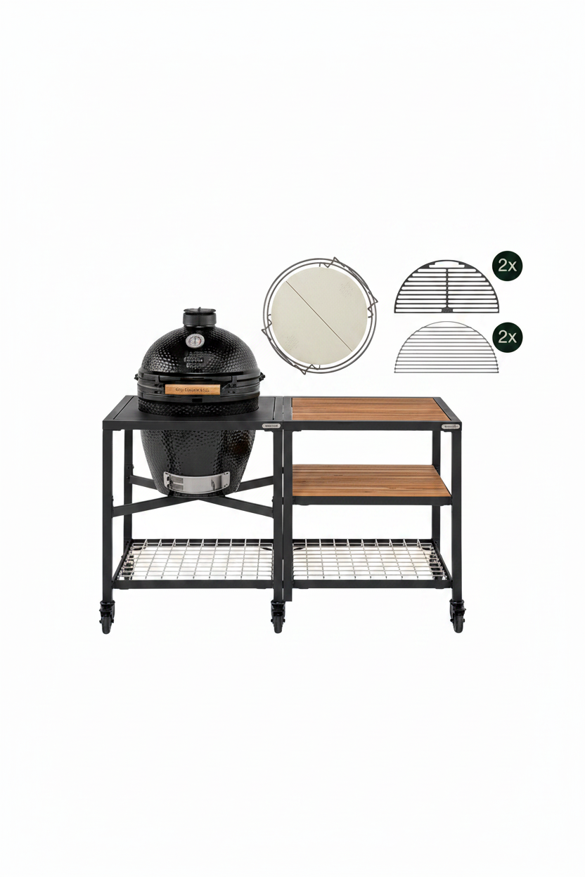 Big Green Egg-toestel Large - The Onyx | IT'S A BIG DEAL - OUTDOOR KITCHEN