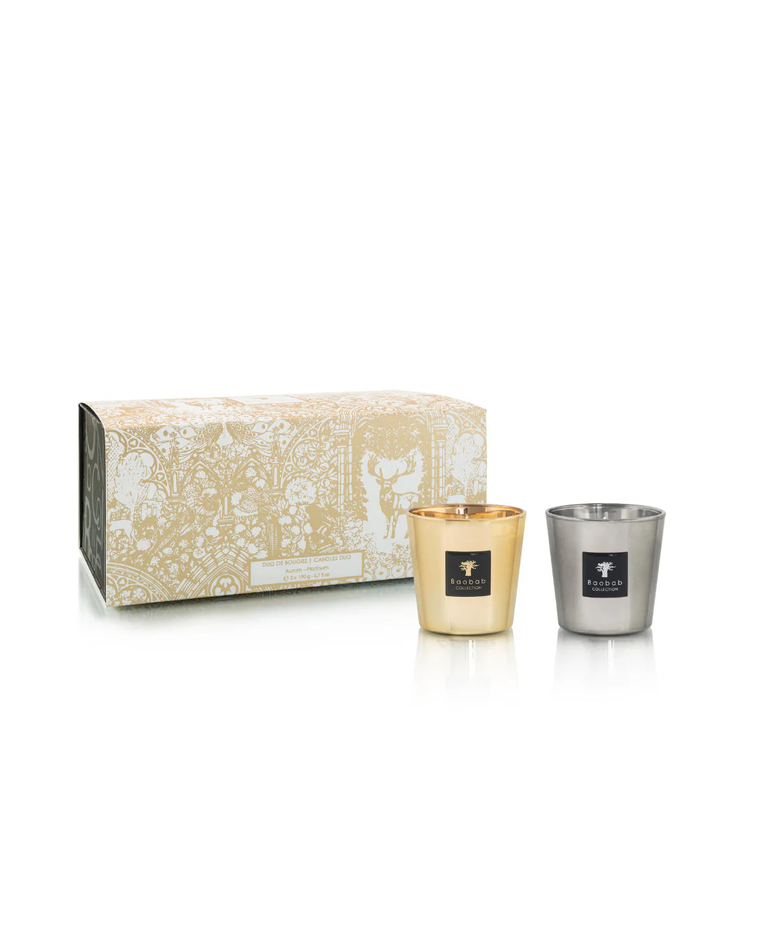 Aurum & Platinum Les Exclusives candle duo