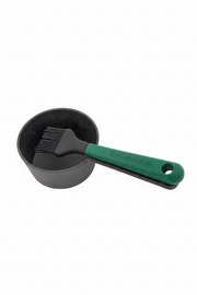 Cast Iron Sauce Pot with Basting Brush