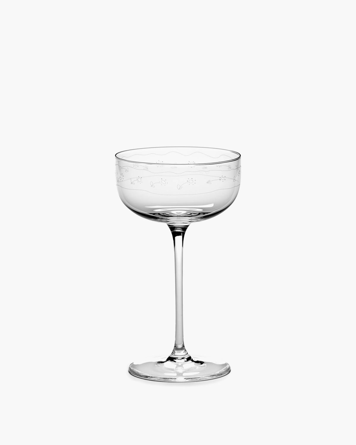 Marni Set van 4 Champagne Coupes