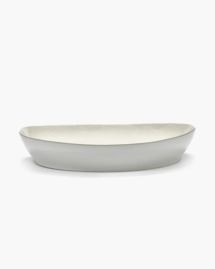 Serving Plate ⌀ 44,5cm White Black Artichoke | Ottolenghi