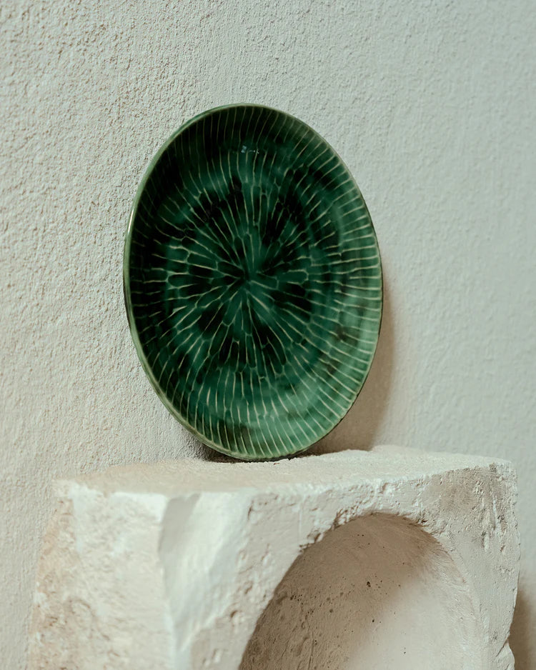 Dinner plate Pascale Naessens ⌀ 27cm Verde Lanza
