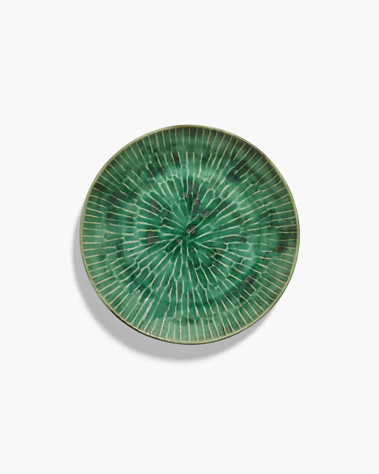Dinner plate Pascale Naessens ⌀ 27cm Verde Lanza
