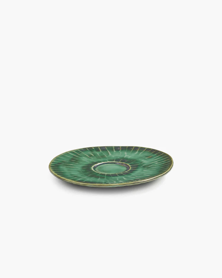 Saucer Cappuccino Cup Pascale Naessens Verde Lanza