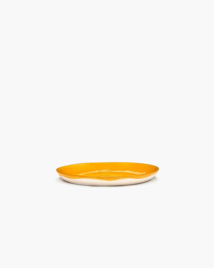Breakfast plate ⌀ 19cm Sunny Yellow White Stripes | Ottolenghi