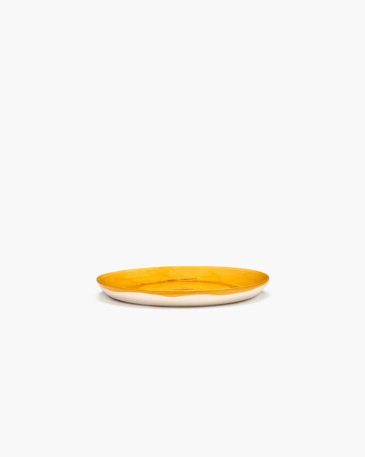 Breakfast plate ⌀ 19cm Sunny Yellow Red Stripes | Ottolenghi