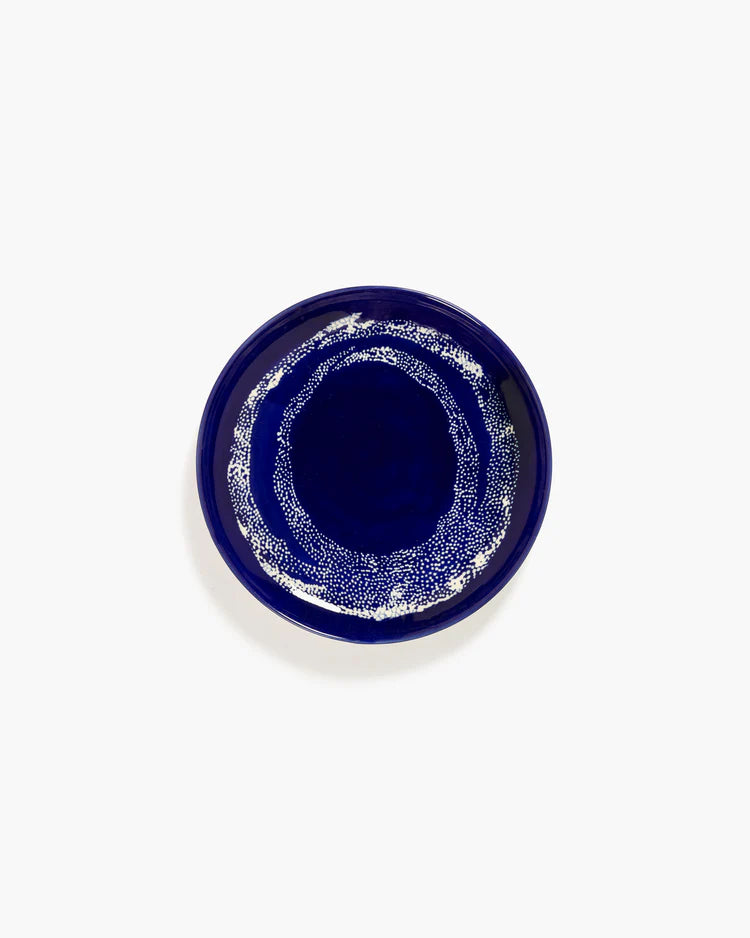 Breakfast plate ⌀ 19cm Dark Blue White Dots | Ottolenghi