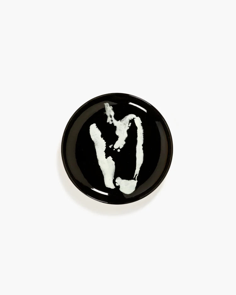 Breakfast plate ⌀ 19cm Black Pepper White | Ottolenghi