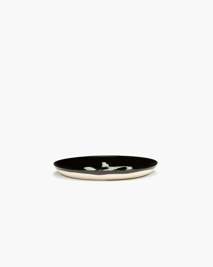 Breakfast plate ⌀ 19cm Black Pepper White | Ottolenghi