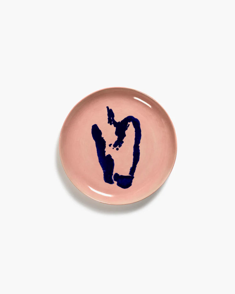 Starter plate ⌀ 22,5cm Delicious Pink Blue Pepper | Ottolenghi