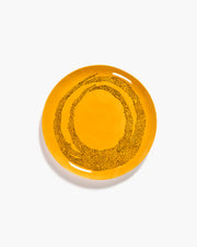 Dinner plate ⌀ 26,5cm Yellow Black Dots | Ottolenghi