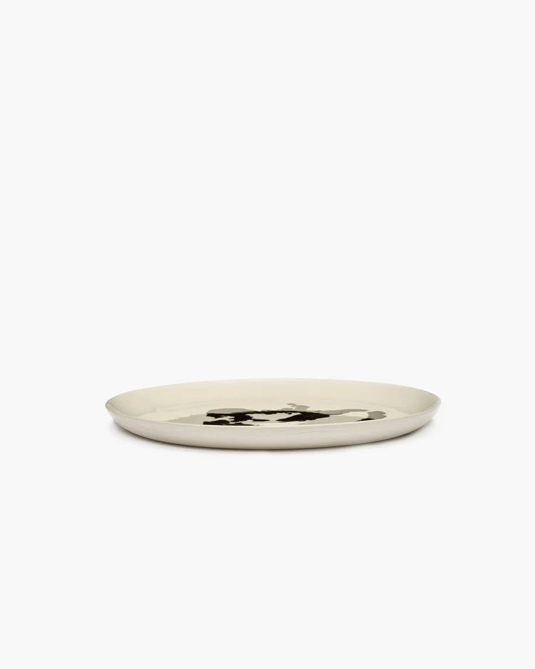 Dinner plate ⌀ 26,5cm White Black Pepper | Ottolenghi