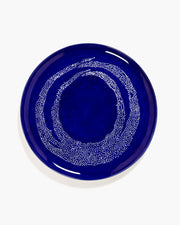 Serving Plate ⌀ 35cm Dark Blue White Dots | Ottolenghi