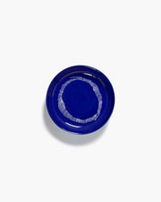 Deep Plate ⌀ 22cm Dark Blue White Stripes | Ottolenghi