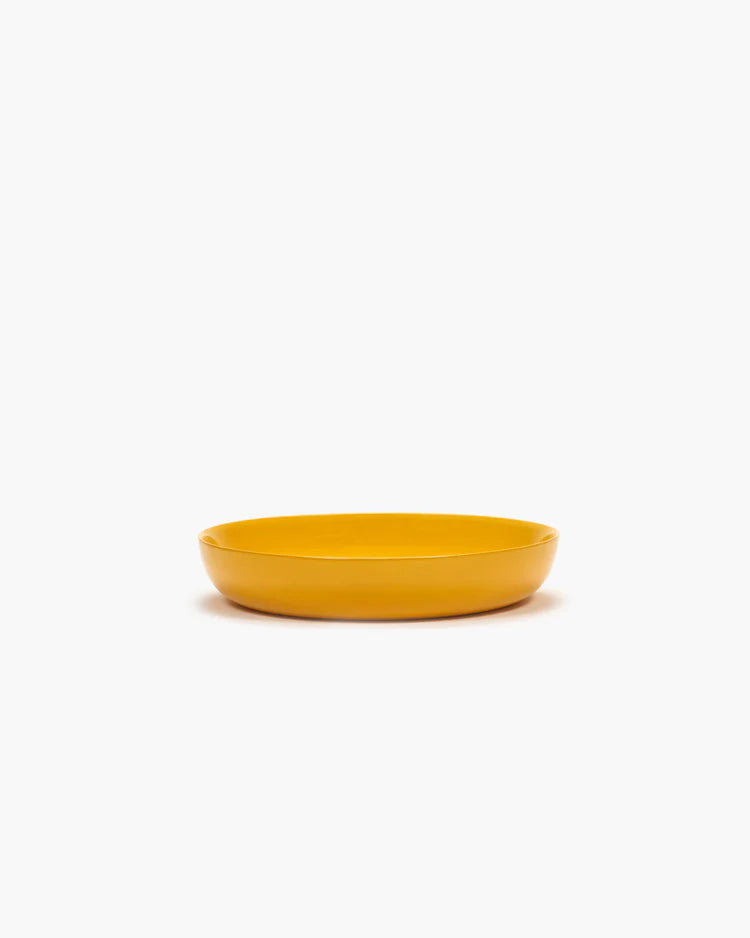 Deep Plate ⌀ 22cm Yellow Black Dots | Ottolenghi