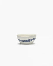 Bowl ⌀ 16cm White Swirl Blue Stripes | Ottolenghi
