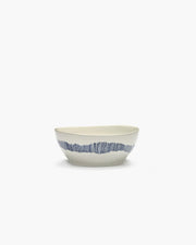 Bowl ⌀ 18cm White Swirl Blue Stripes | Ottolenghi