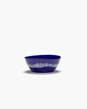 Bowl ⌀ 18cm Dark Blue White Stripes | Ottolenghi