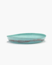 Serving Plate ⌀ 36cm Azure Red Stripes | Ottolenghi