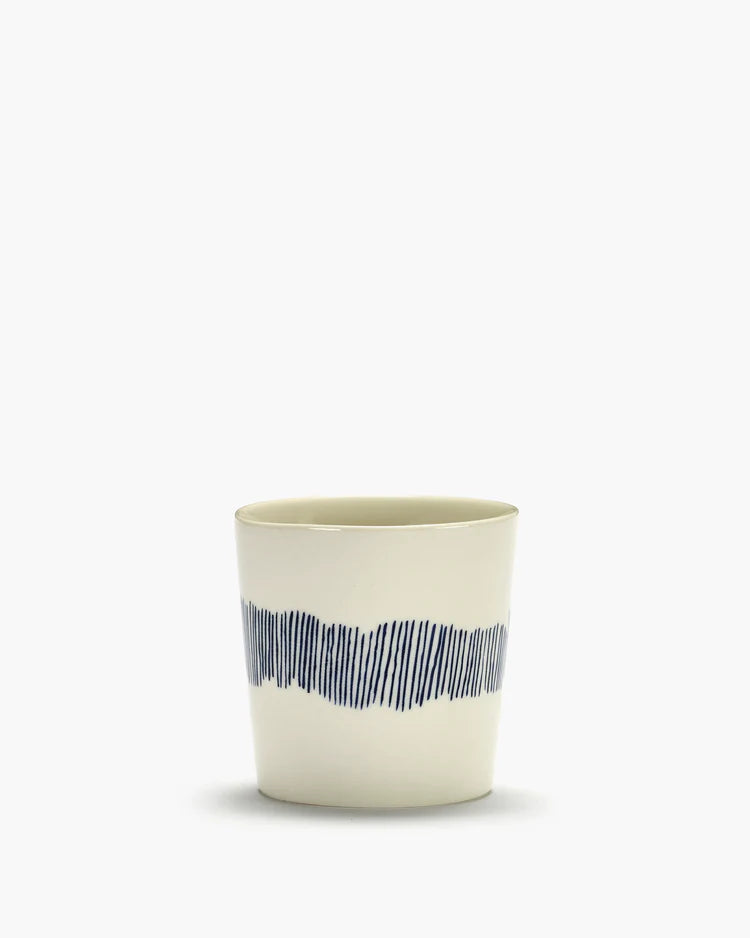 Coffee cup 25cl Feast Ottolenghi Blue stripes