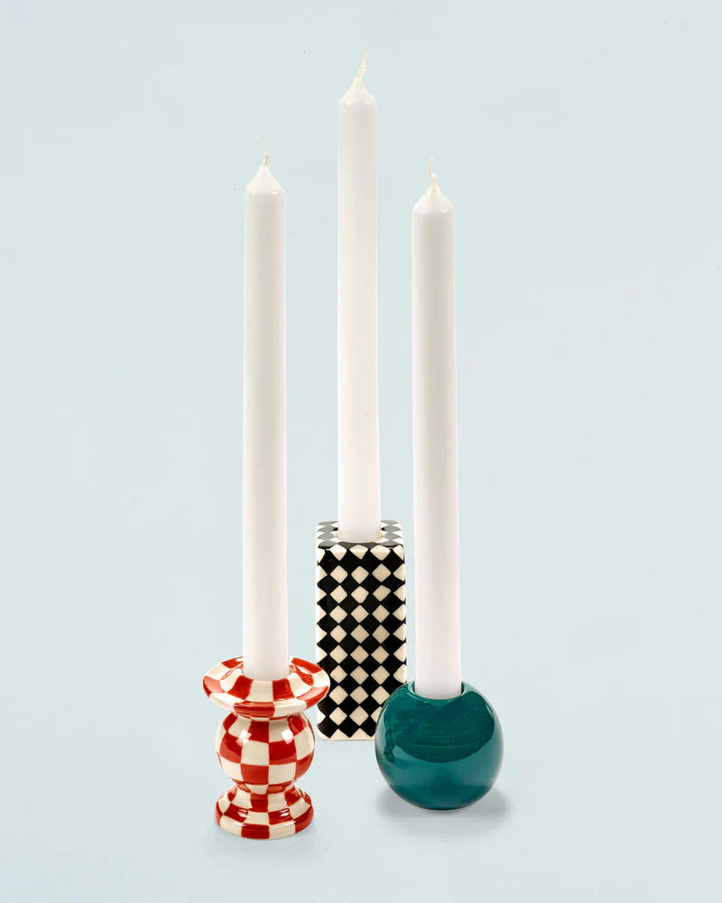 Chessboard candle holder : set van 3