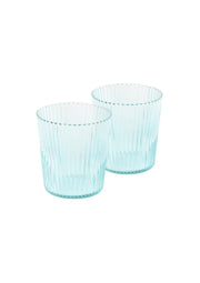 Ribbed Elegance Glass - Lucky