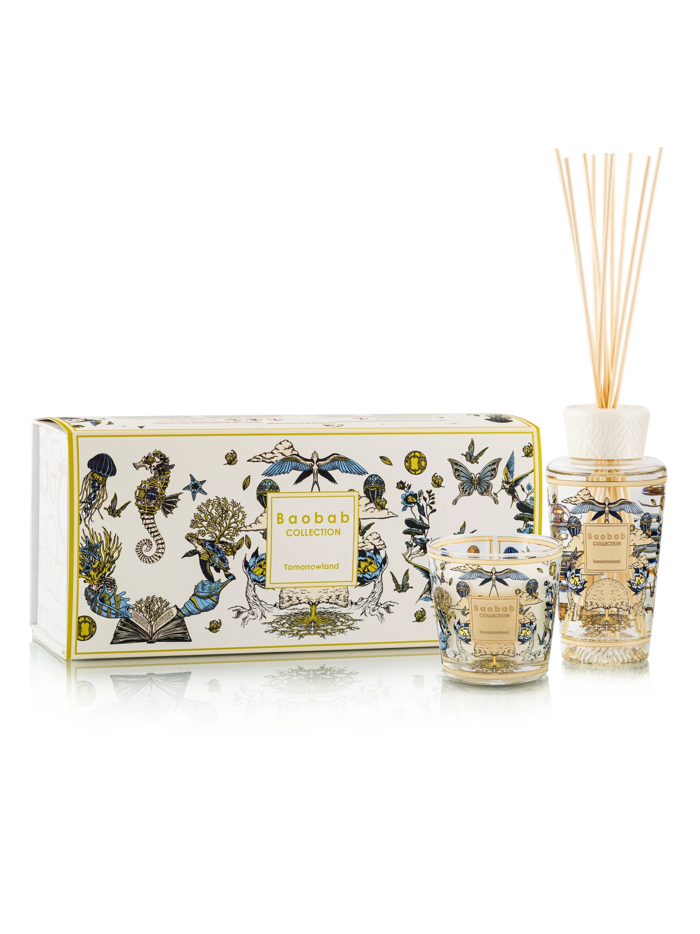 Tomorrowland 2026 Geschenkenset met Geurkaars en Diffuser | My first Baobab